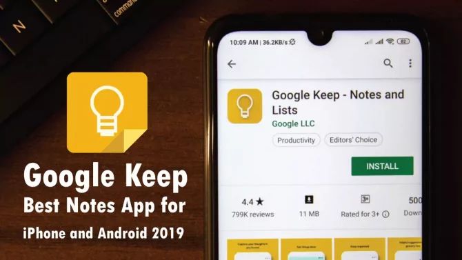 Google Keep - Best Notes app for iPhone and Android 2019