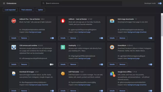 100+ CHROME EXTENSIONS CAUGHT SPYING
