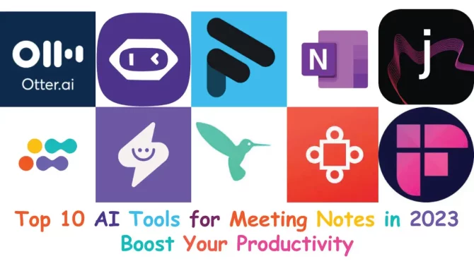 Top 10 AI Tools for Meeting Notes in 2023: Boost Your Productivity