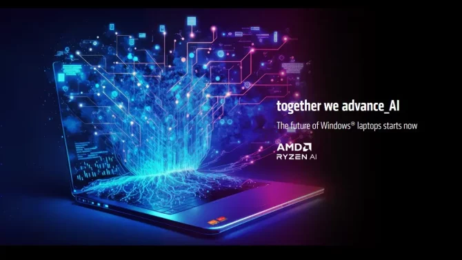 AMD CPUs accelerating AI adoption on Windows 11 machines