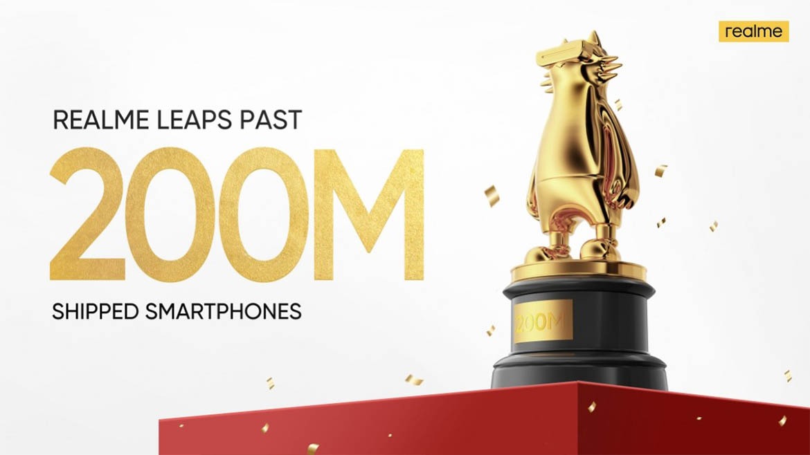 Realme Shipped 200 Millions Phone